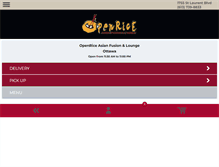 Tablet Screenshot of openriceottawa.com